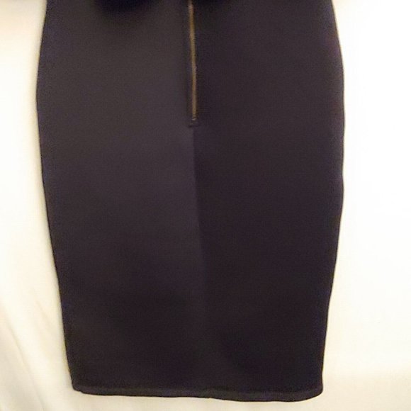 Giani Bini flounce ruffle off shoulder black dress Size large - Picture 16 of 16